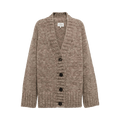Maison Margiela Botanical Dye Cardigan "Light Brown"