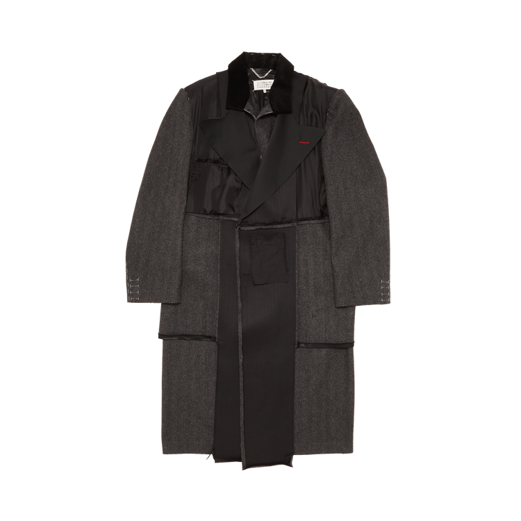 Maison Margiela Plain Long Coat "Black"