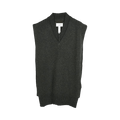 Maison Margiela V Neck Vest "Dark Green Melange"