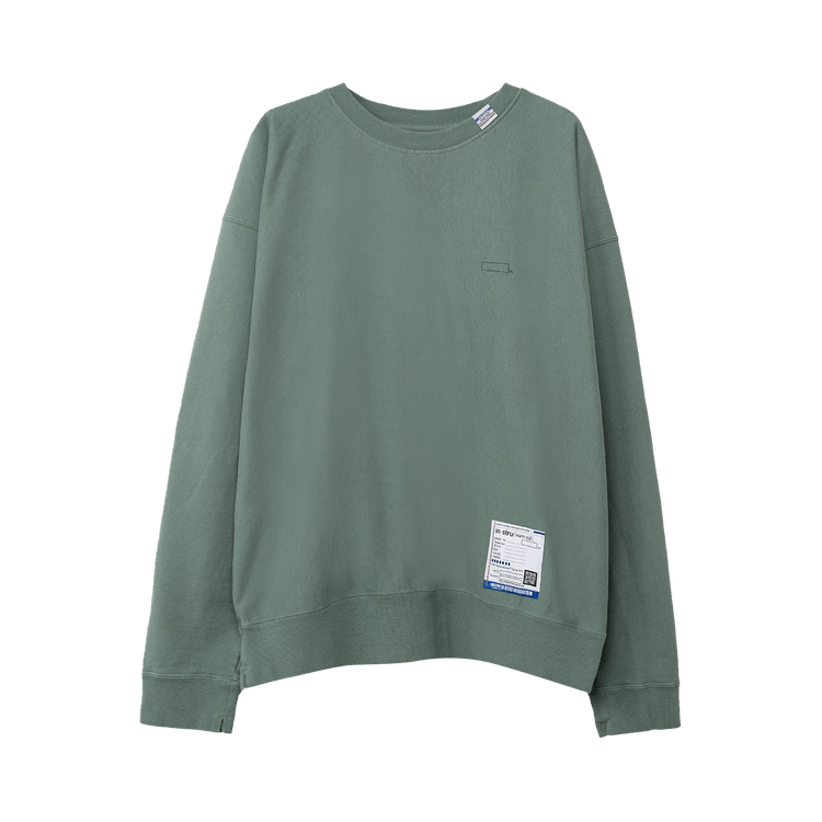 Maison Mihara Yasuhiro Embroidered Pullover "Green"
