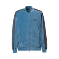Needles Velour Track Jacket "Blue Grey"