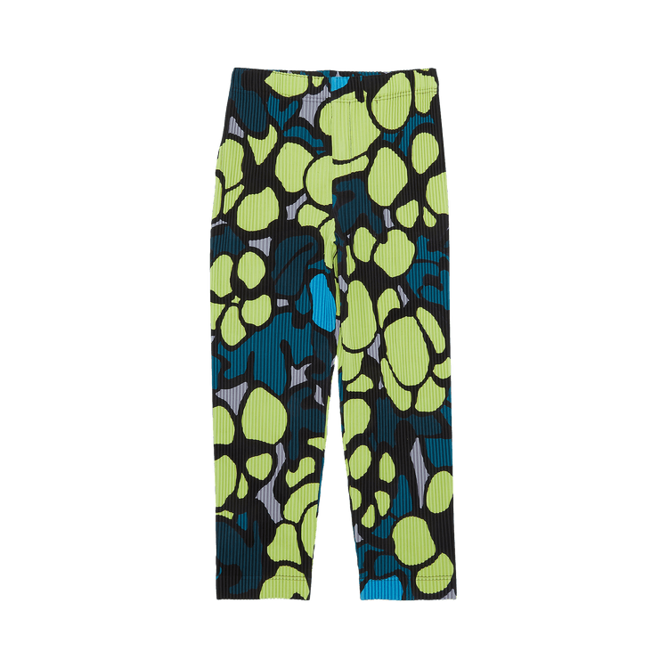 Homme Plissé Issey Miyake Cotton Bolls Pleats Trousers "Yellow"