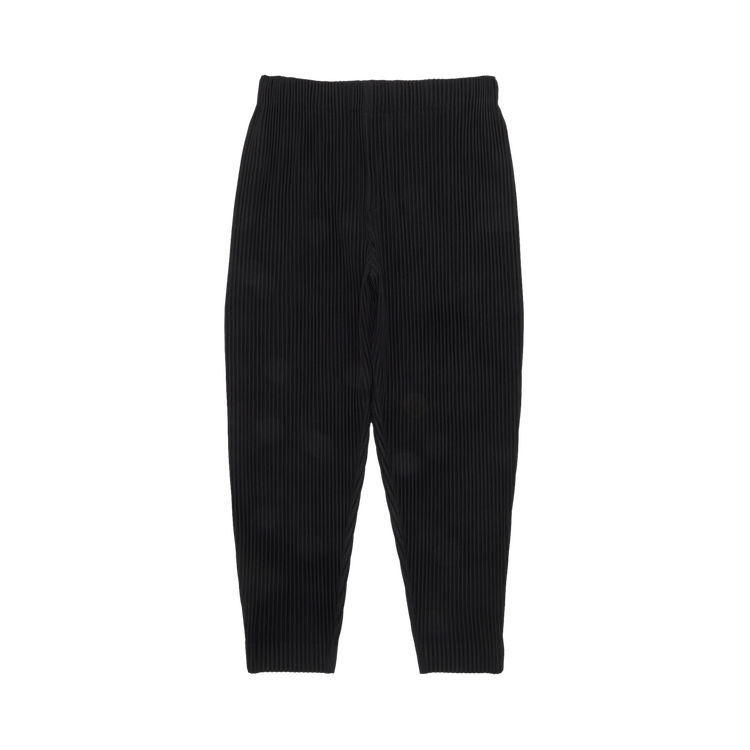 Homme Plissé Issey Miyake Pleats Tapered Bottoms "Black"
