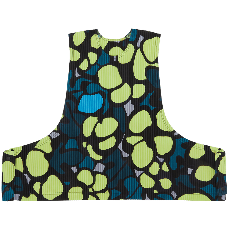 Homme Plissé Issey Miyake Cotton Bolls Pleats Top "Yellow"