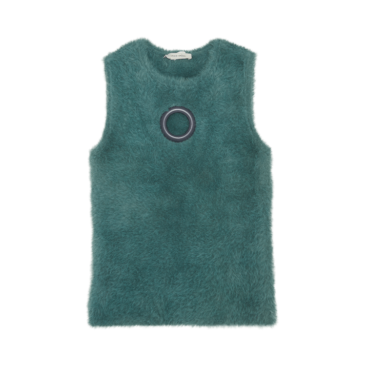Craig Green Eyelet Sleeveless Top "Green"