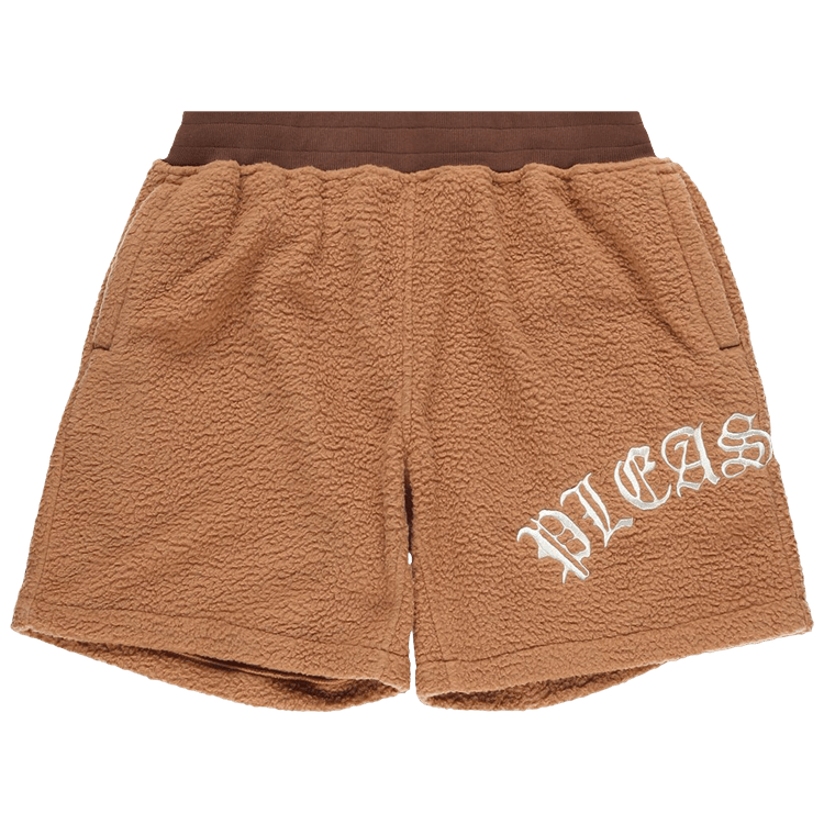 Pleasures Mars Sherpa Shorts "Brown"