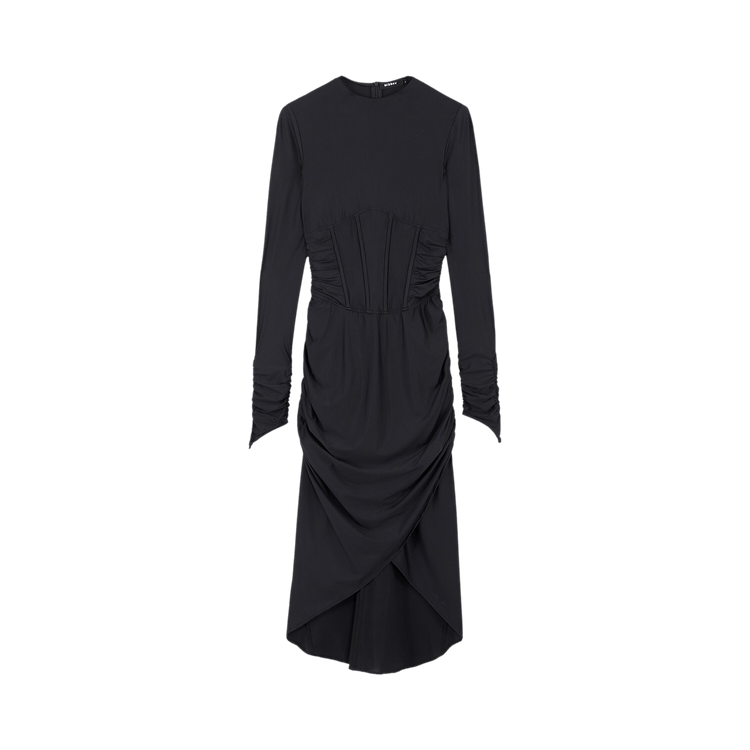 MISBHV Pandora Corset Midi Dress "Black"