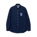 Raf Simons Logo Patch Denim Shirt "Blue"