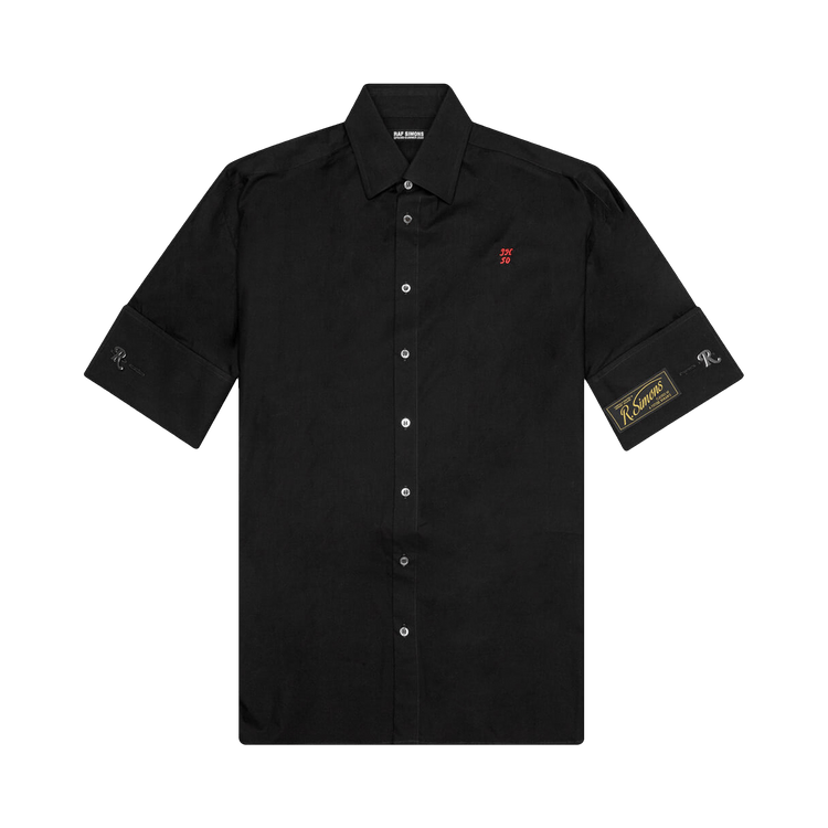 Raf Simons Short-Sleeve Business Shirt "Black"
