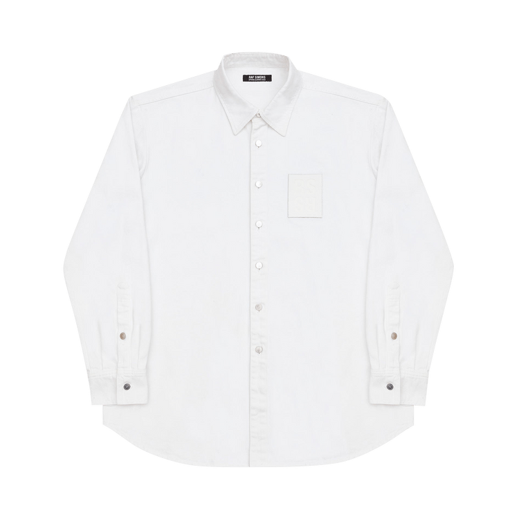 Raf Simons Straight Fit Denim Shirt "White"