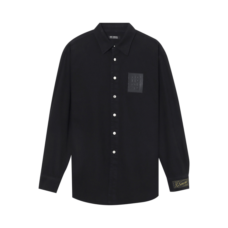 Raf Simons Straight Fit Denim Shirt "Black"