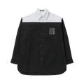 Raf Simons Oversized Bicolor Denim Shirt "Black"