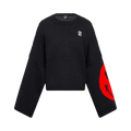 Raf Simons x Smiley Wide Sleeve Sweater "Black"
