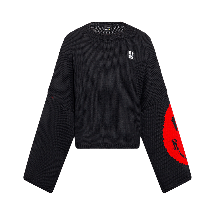 Raf Simons x Smiley Wide Sleeve Sweater "Black"
