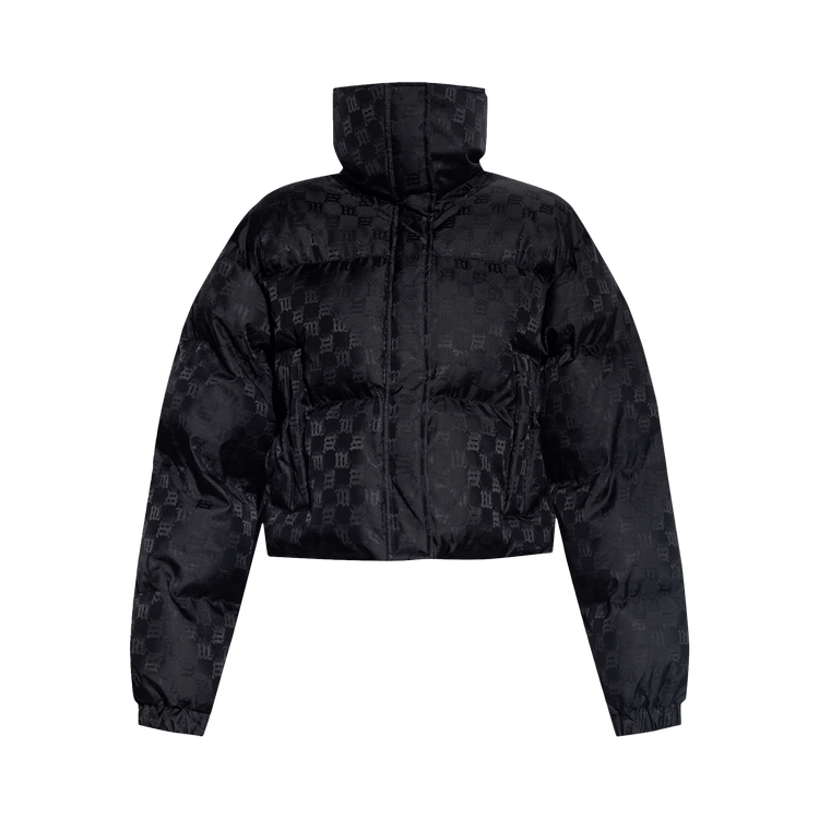 MISBHV Monogram Jacquard Puffer Coat "Black"