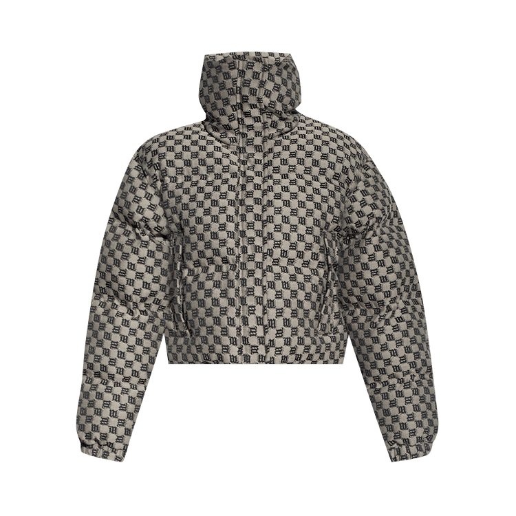 MISBHV Monogram Jacquard Canvas Puffer "Beige"