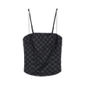 MISBHV Monogram Spaghetti Top "Black"