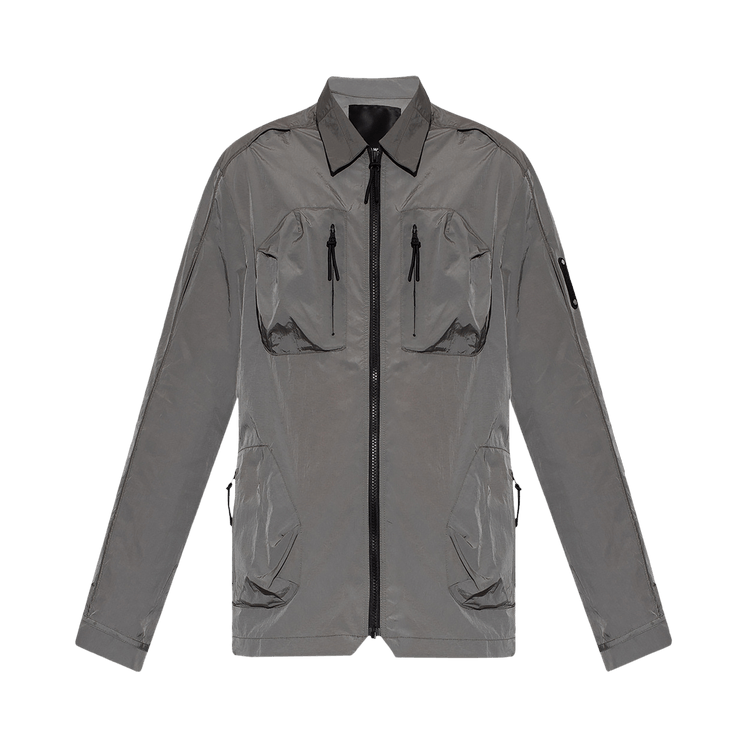 A-Cold-Wall* Branding Nylon Overshirt "Mid Grey"