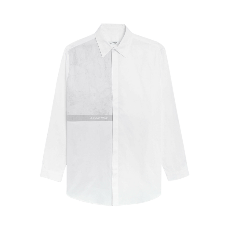 A-Cold-Wall* Design Artisan Graphic Shirt "White"