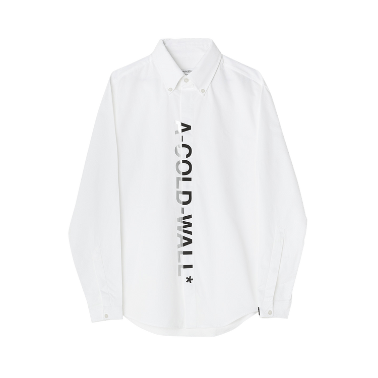 A-Cold-Wall* Woven Split Dialogue Shirt "White"