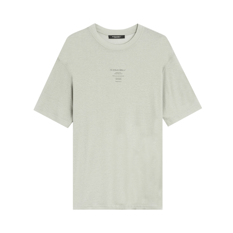 A-Cold-Wall* Artisan T-Shirt "Light Grey"