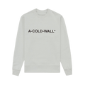A-Cold-Wall* Essential Logo Crewneck "Mid Grey"