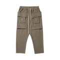 Rick Owens Creatch Cargo Cropped Drawstring Pants "Brown"