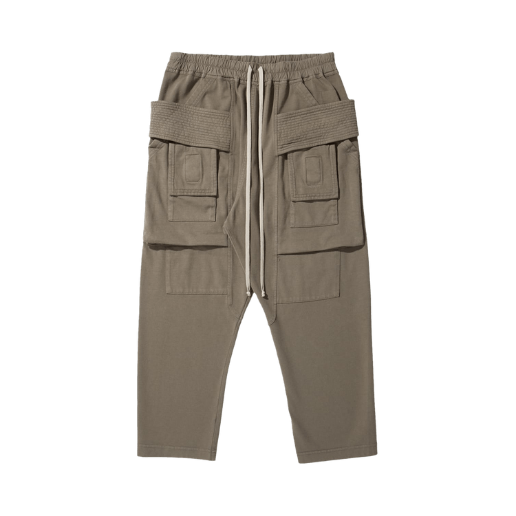 Rick Owens Creatch Cargo Cropped Drawstring Pants "Brown"