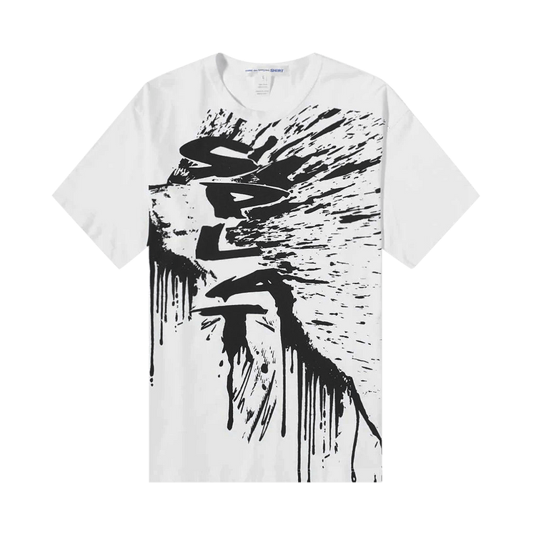 Comme des Garçons SHIRT x Christian Marclay Printed T-Shirt "White"