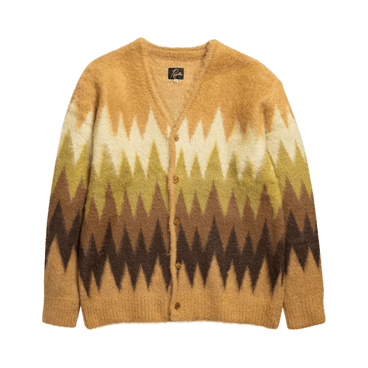 Needles Mohair Zigzag Cardigan "Yellow"