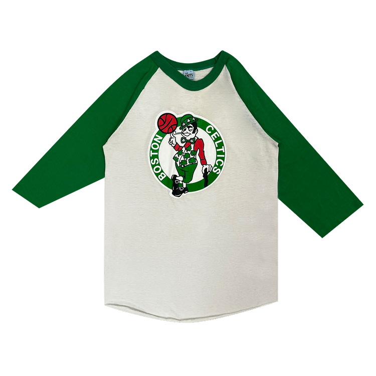 Vintage Boston Celtics Raglan "White/Green"