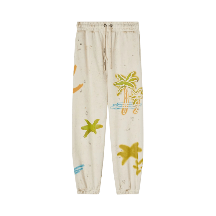 Palm Angels Palm Neon Sweatpants "Off White/Multicolor"