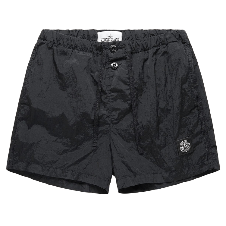 Stone Island Nylon Metal Beach Shorts "Black"