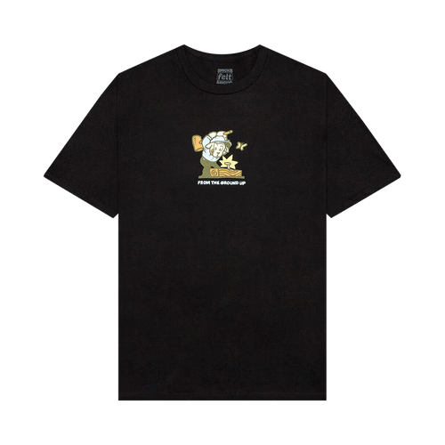 Bricks & Wood x Felt Groundwork Tee "Black"