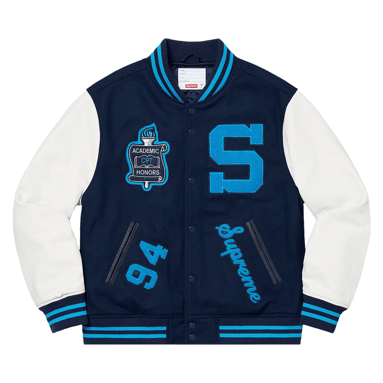 Supreme Team Varsity Jacket "Navy"