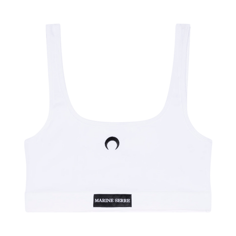 Marine Serre Organic Brassiere "White"