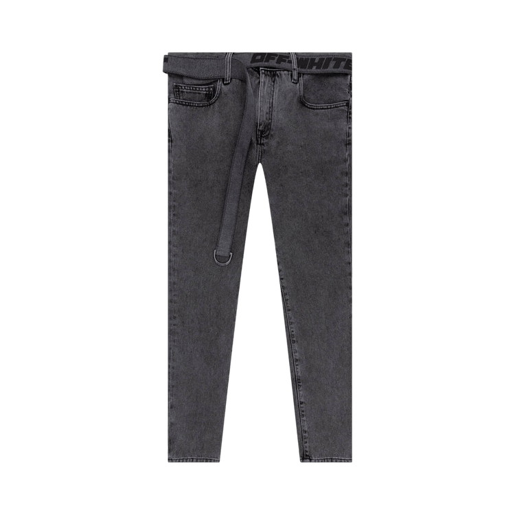 Off-White Straight Leg Jeans "Grey"