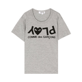 Comme des Garçons PLAY Reverse Logo Print T-Shirt "Grey"