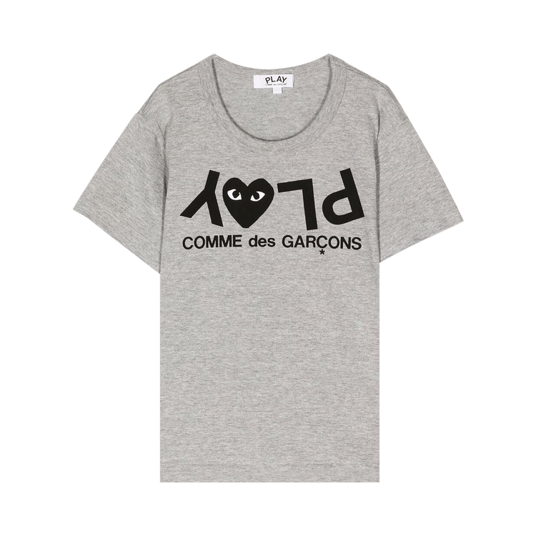 Comme des Garçons PLAY Reverse Logo Print T-Shirt "Grey"
