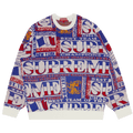 Supreme Scarf Sweater "White"