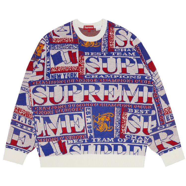 Supreme Scarf Sweater "White"