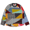 Supreme Patchwork Jacquard Long-Sleeve Top "Multicolor"