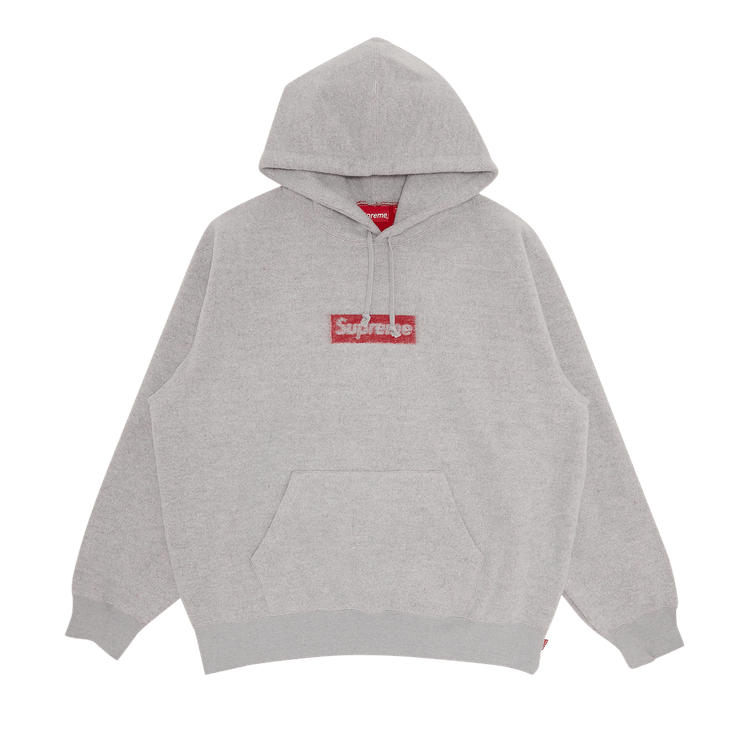 Supreme Inside Out Box Logo Hooded Sweatshirt "Heather Grey"