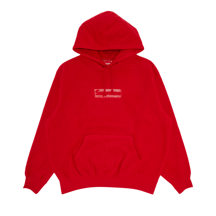 Supreme Inside Out Box Logo Hooded Sweatshirt "Red"