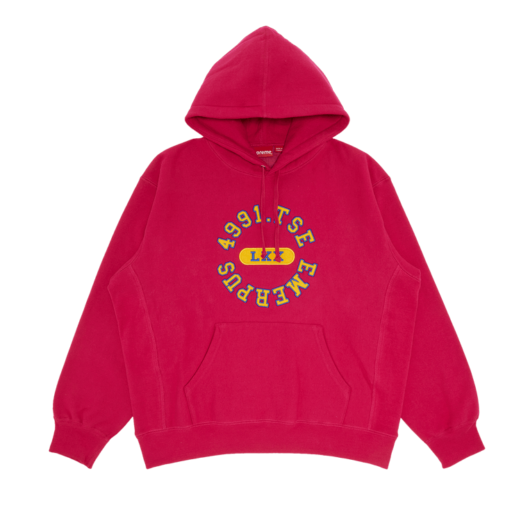 Supreme Reverse Hooded Sweatshirt "Fuchsia"