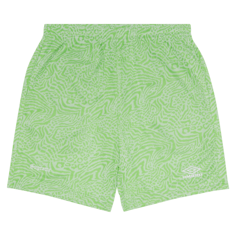 Supreme x Umbro Jacquard Animal Print Soccer Short "White"