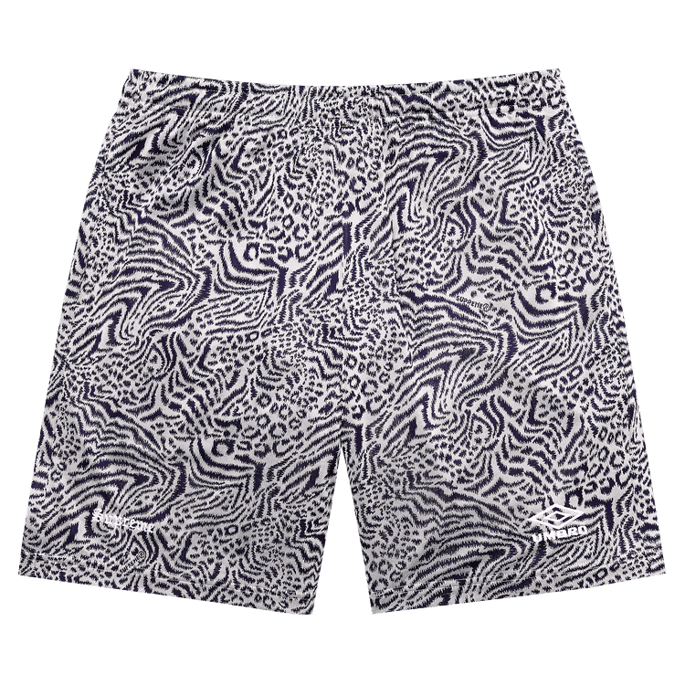 Supreme x Umbro Jacquard Animal Print Soccer Short "Navy"