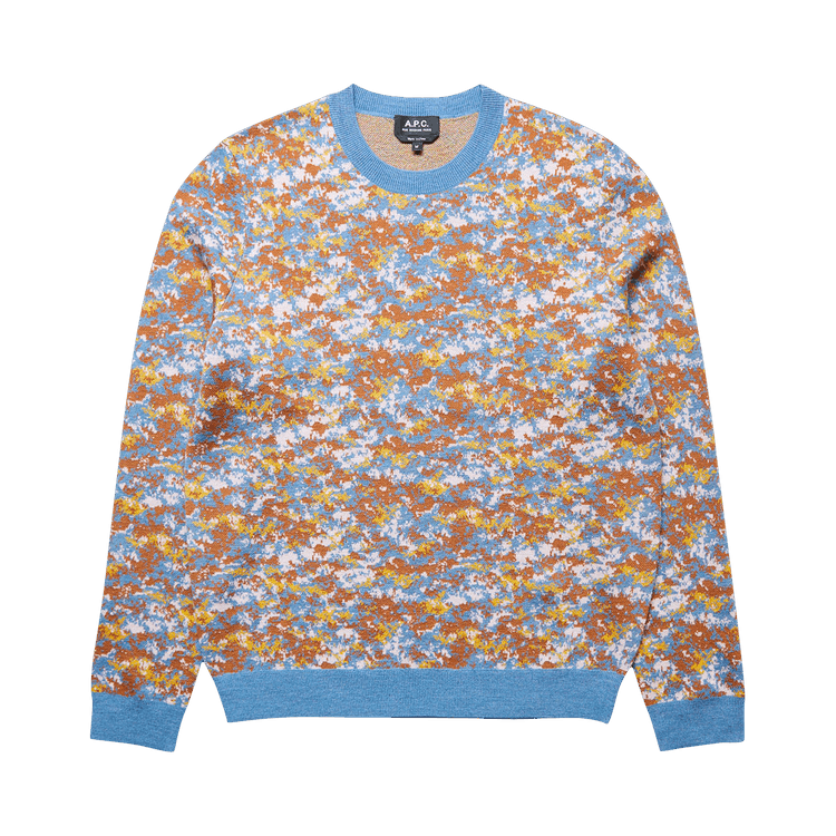 A.P.C. Clement Sweater "Bleu Acier Chine"