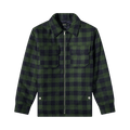 A.P.C. Ian Check Shirt Jacket "Dark Green"