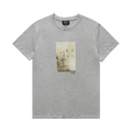 A.P.C. Noham Photo Print Tee "Heathered Light Grey"